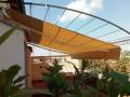 Tenda da sole a bracci